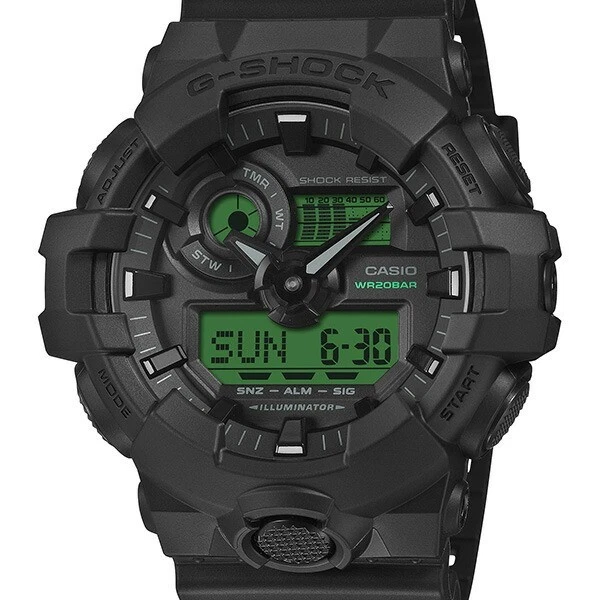 Đồng hồ Casio G-Shock GA-700BEG-1ADR chống sốc, chống nước 200m