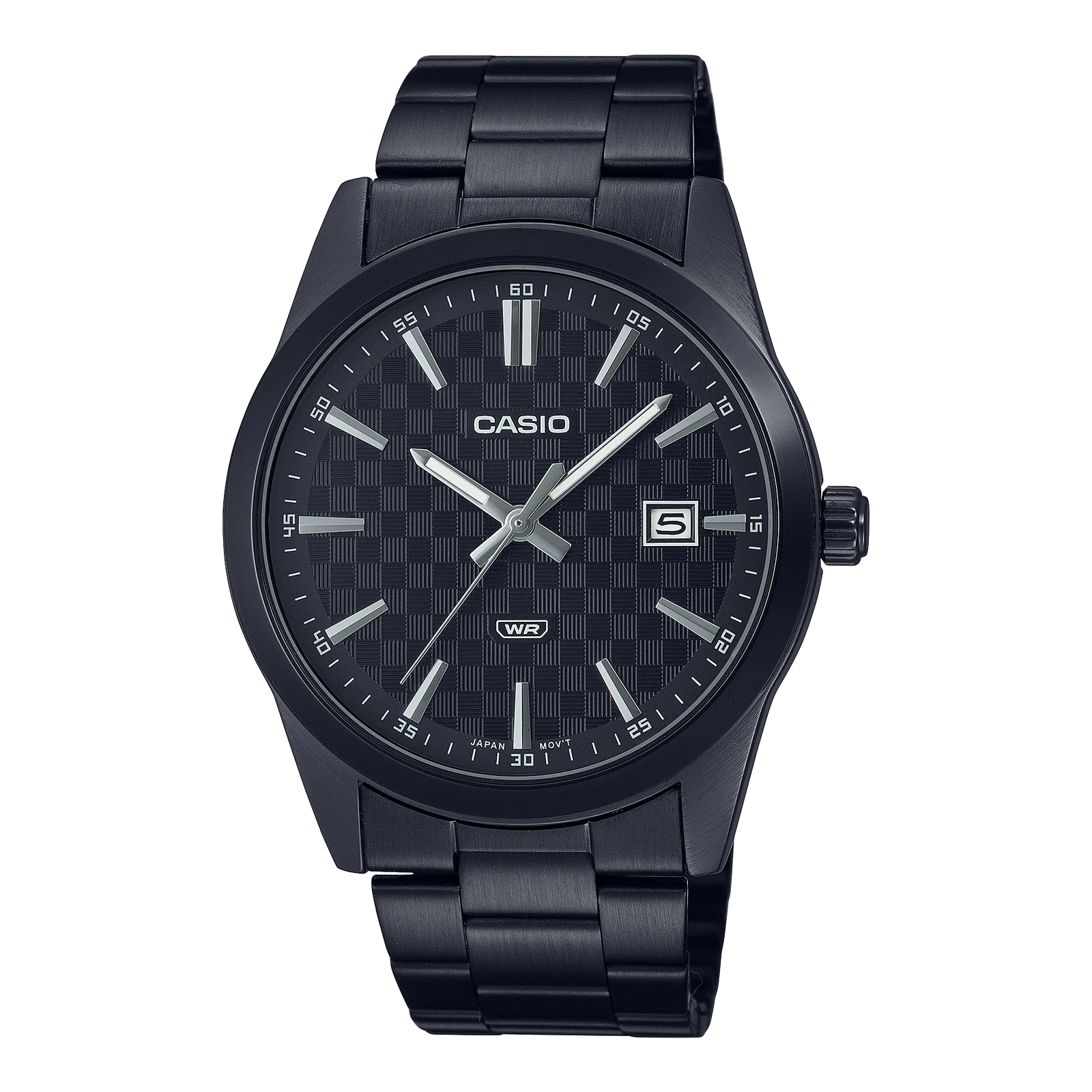 Đồng hồ đeo tay nam pin dây inox Casio Nam MTP-VD03B-1AUDF