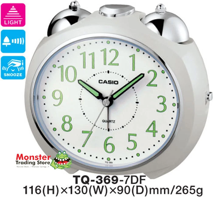 Đồng hồ Báo Thức Để Bàn Casio TQ-369-7DF Kiểu Dáng Độc Đáo Trang Trí Bàn - Chính Hãng tại Thủ Đức