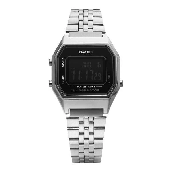 Đồng hồ Casio Nữ LA680WA-1BDF Điện Tử Retro Mặt Chữ Nhật Nhỏ Xinh - Chính Hãng, Bảo Hành tại Thủ Đức