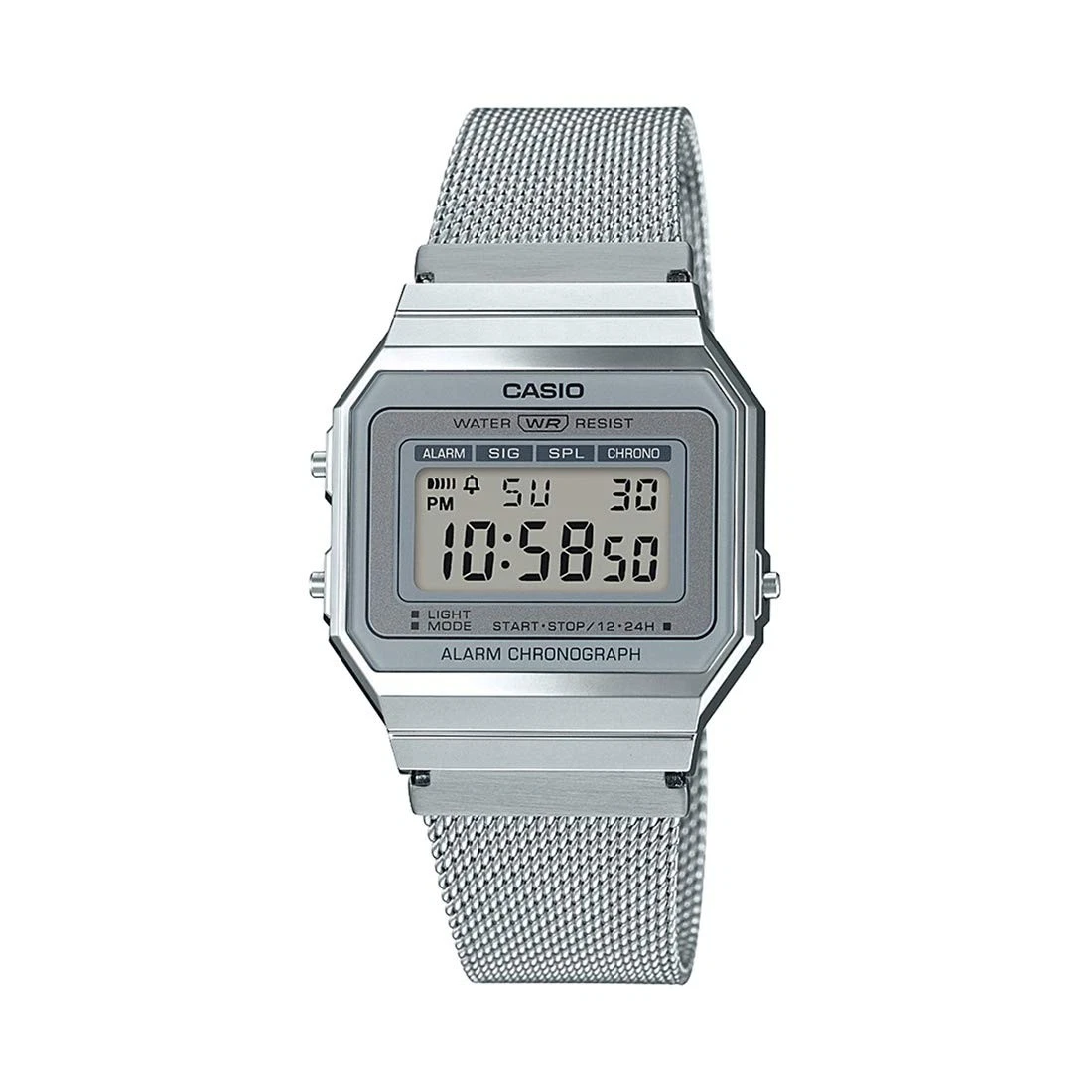Đồng hồ Casio Vintage Dây Lưới Mỏng 6mm – A700WM-7ADF Chính Hãng
