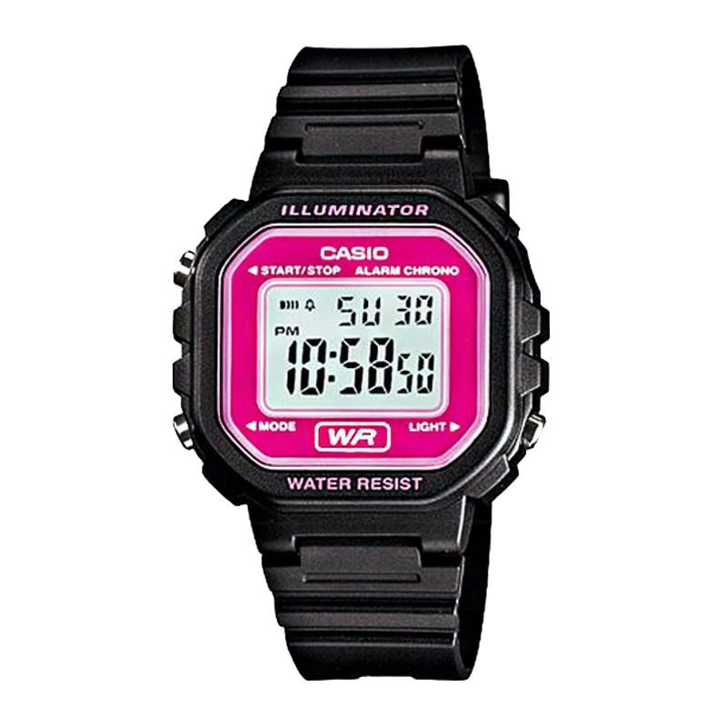 Đồng hồ Casio Nữ LA-20WH-4ADF Chính Hãng - Mặt Vuông Nhỏ Xinh, Siêu Nhẹ 16g