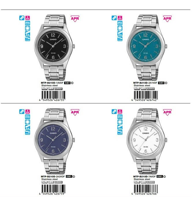 Casio Standard MTP-B210D