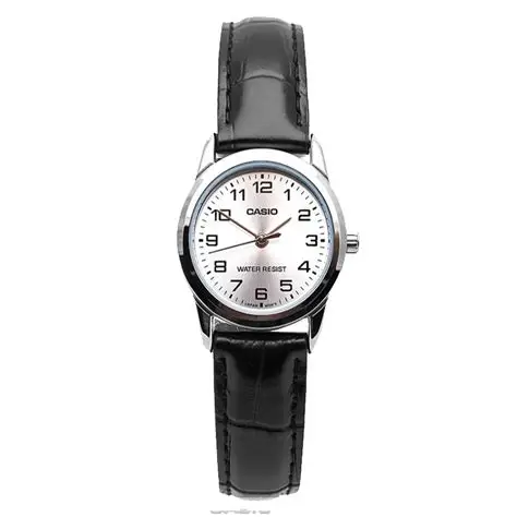 Đồng hồ Casio Nữ LTP-V001L-7BUDF Dây Da Mềm Mặt Tròn Nhỏ Xinh - Chính Hãng, Bảo Hành tại Thủ Đức