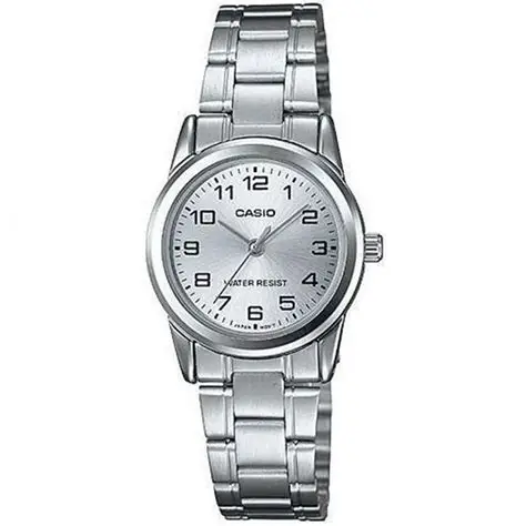 Đồng hồ Casio Nữ Mặt Nhỏ 31mm Dây Kim Loại – LTP-V001D-7BUDF Chính Hãng