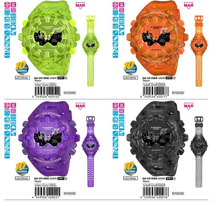 Đồng hồ G-SHOCK GA-V01SKE