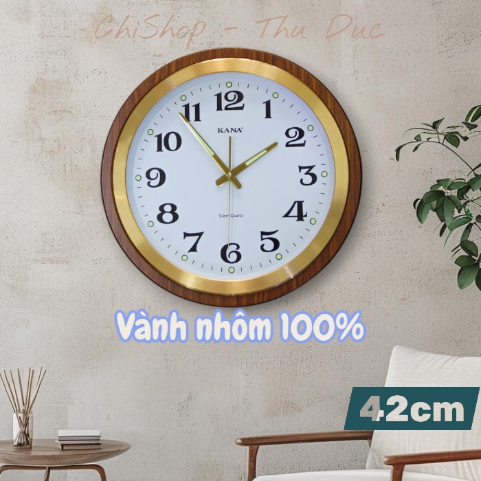 KNs42dq-đồng hồ treo tường Kana chính hãng