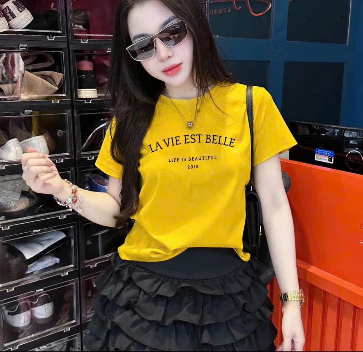 100# ÁO PHÔNG LAVIE 4 MÀU CHO NỮ