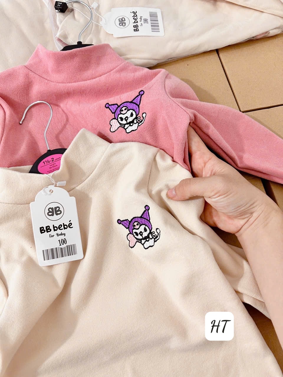 SET 2 ÁO GIỮ NHIỆT KURUMI BÉ GÁI