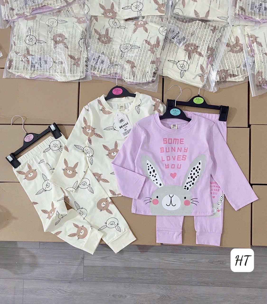 SET 2 BỘ THỎ TÍM BE