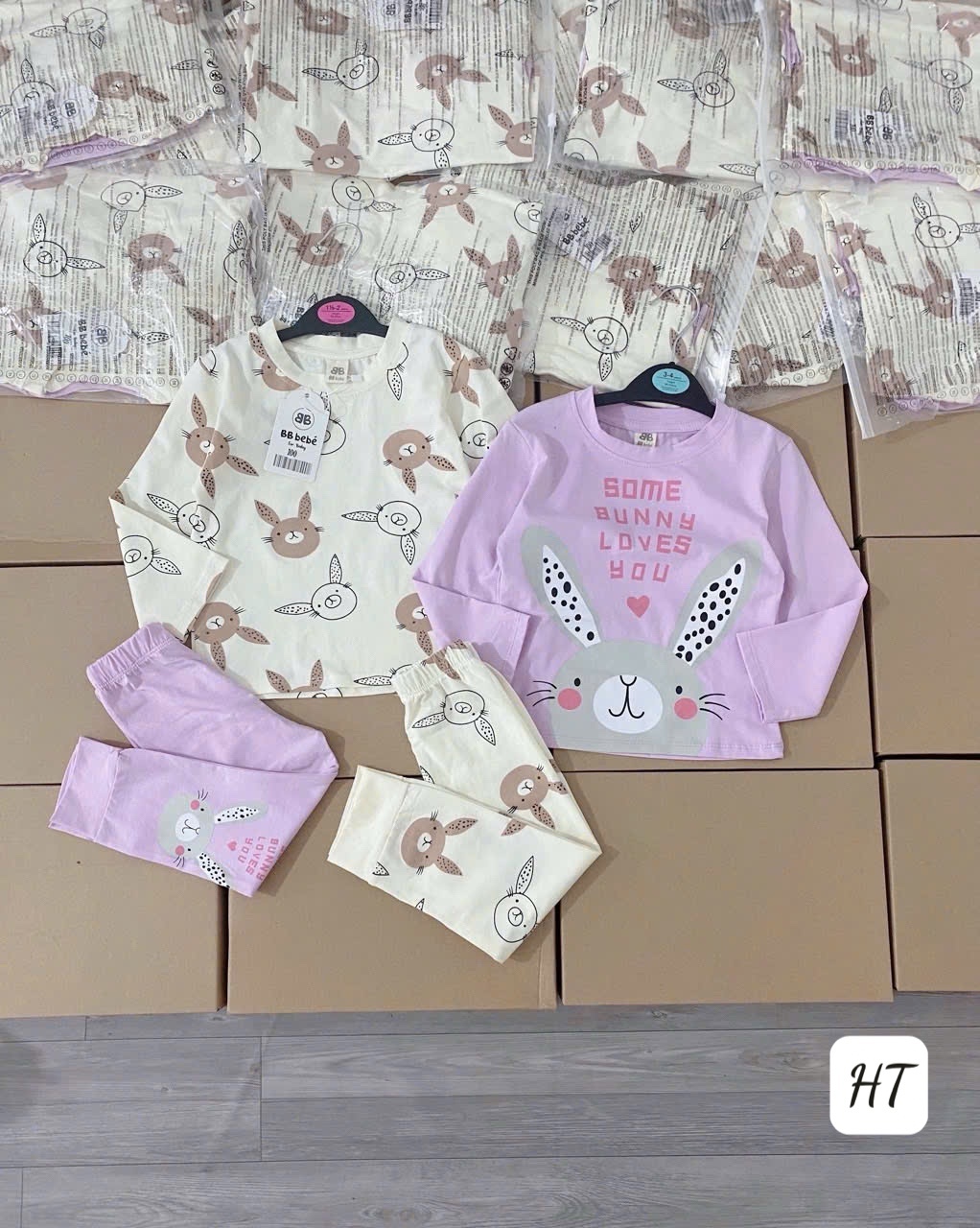 SET 2 BỘ THỎ TÍM BE