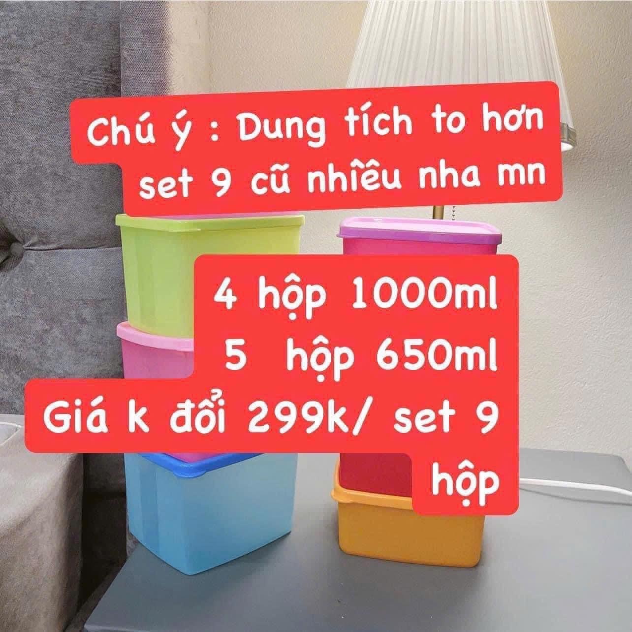 SET HỘP ĐỰNG ĐỒ ĂN MÀU SẮC