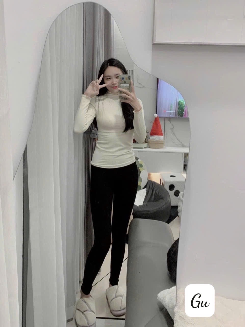 Quần legging lót lông