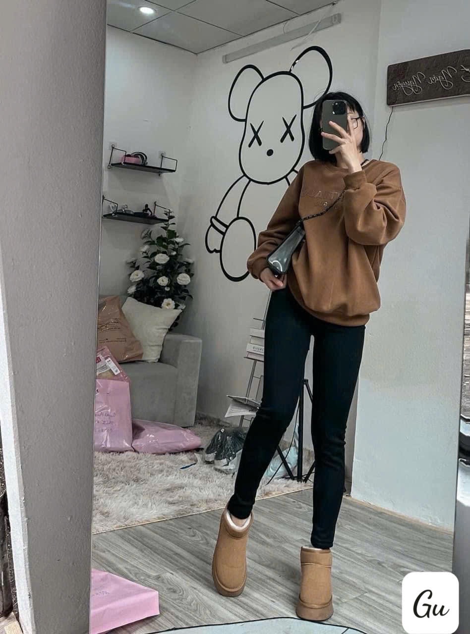 Quần legging lót lông