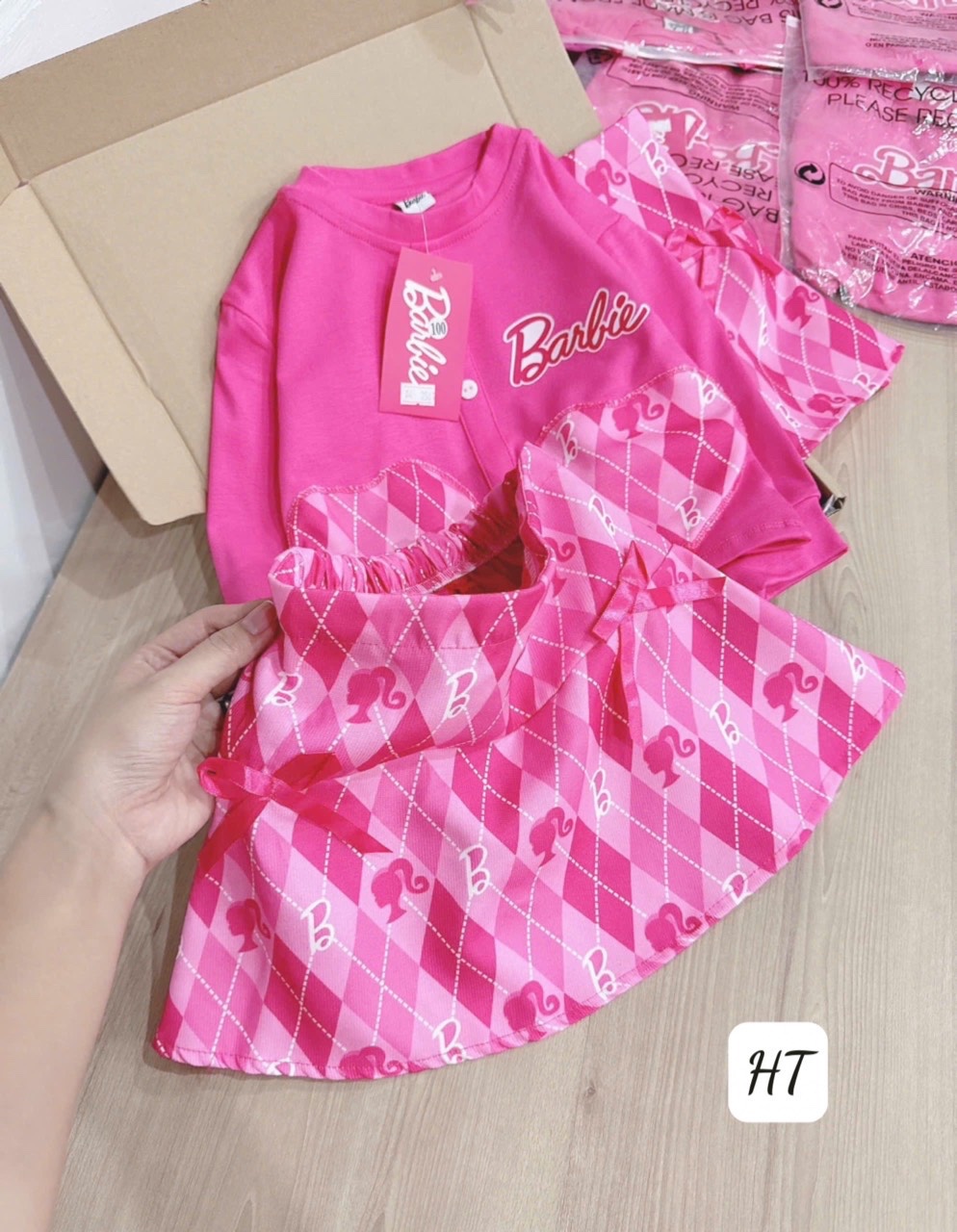 Set bộ babie Hồng bé gái