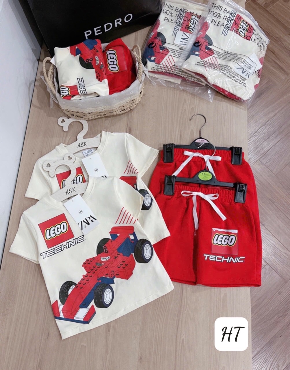 Set bộ ô tô lego bé trai