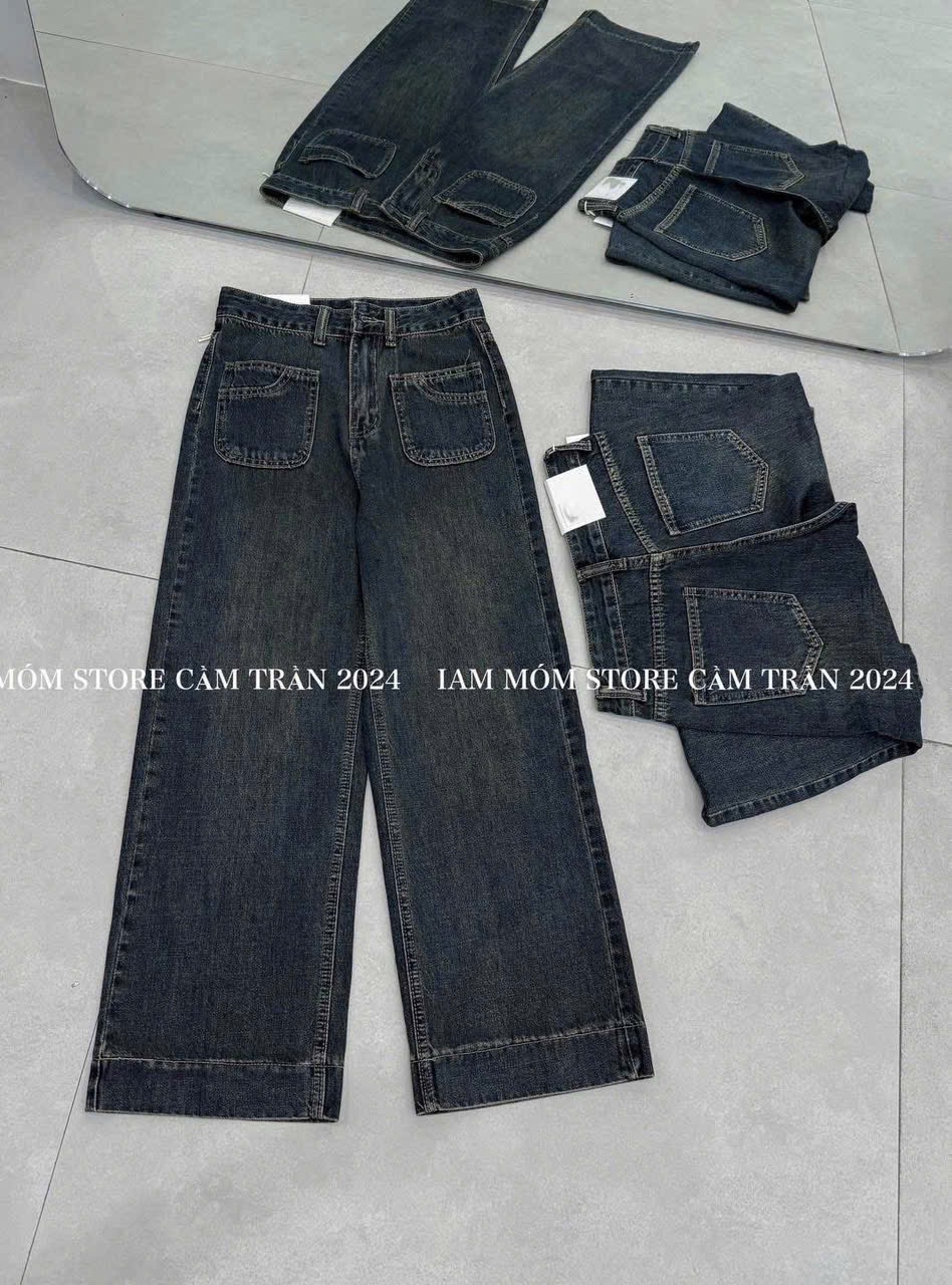 Quần suông túi trước