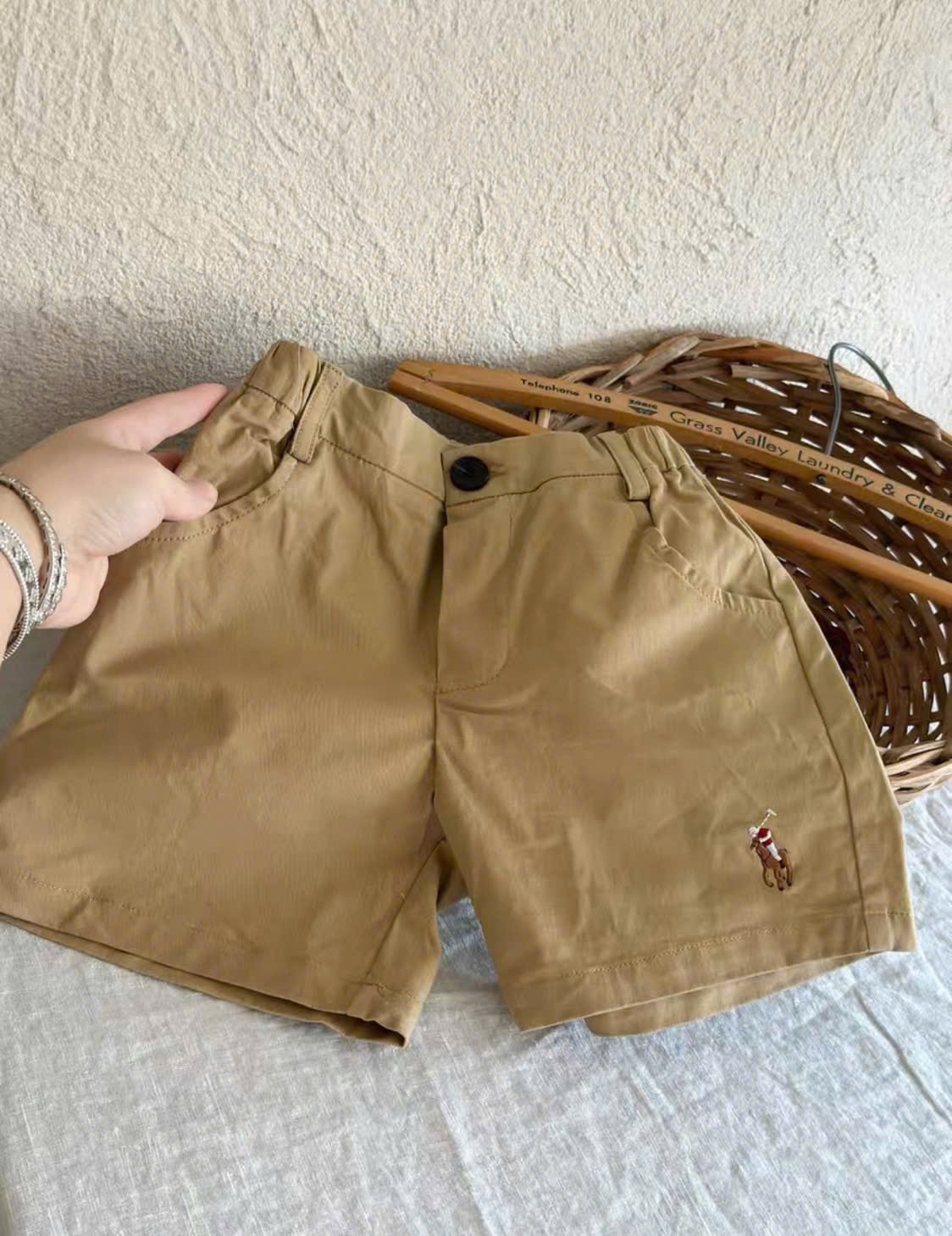 SQ068 set 3 quần kaki thêu gấu