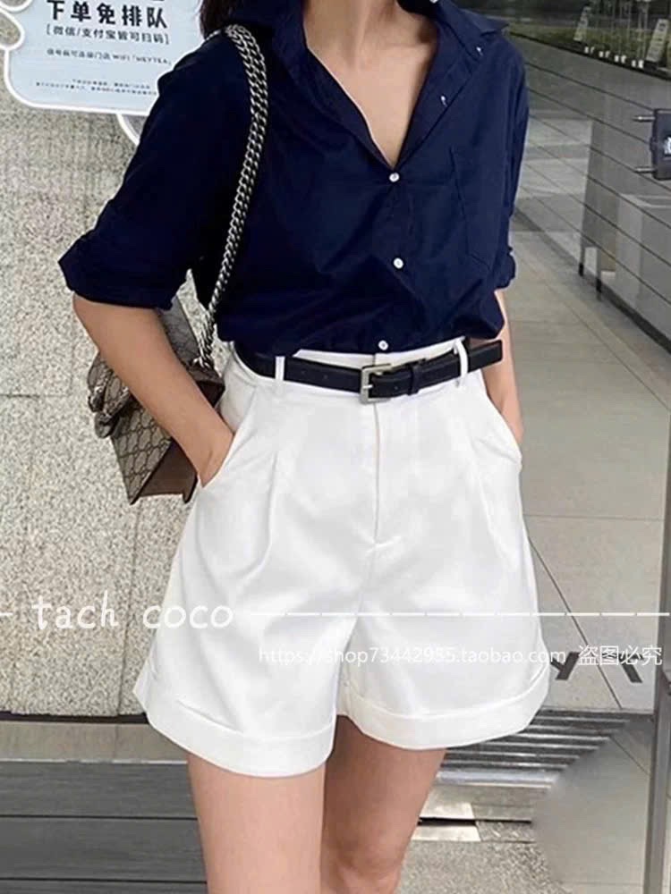 IGG38#SET 2 QUẦN CỘC NỮ TRẮNG ĐEN