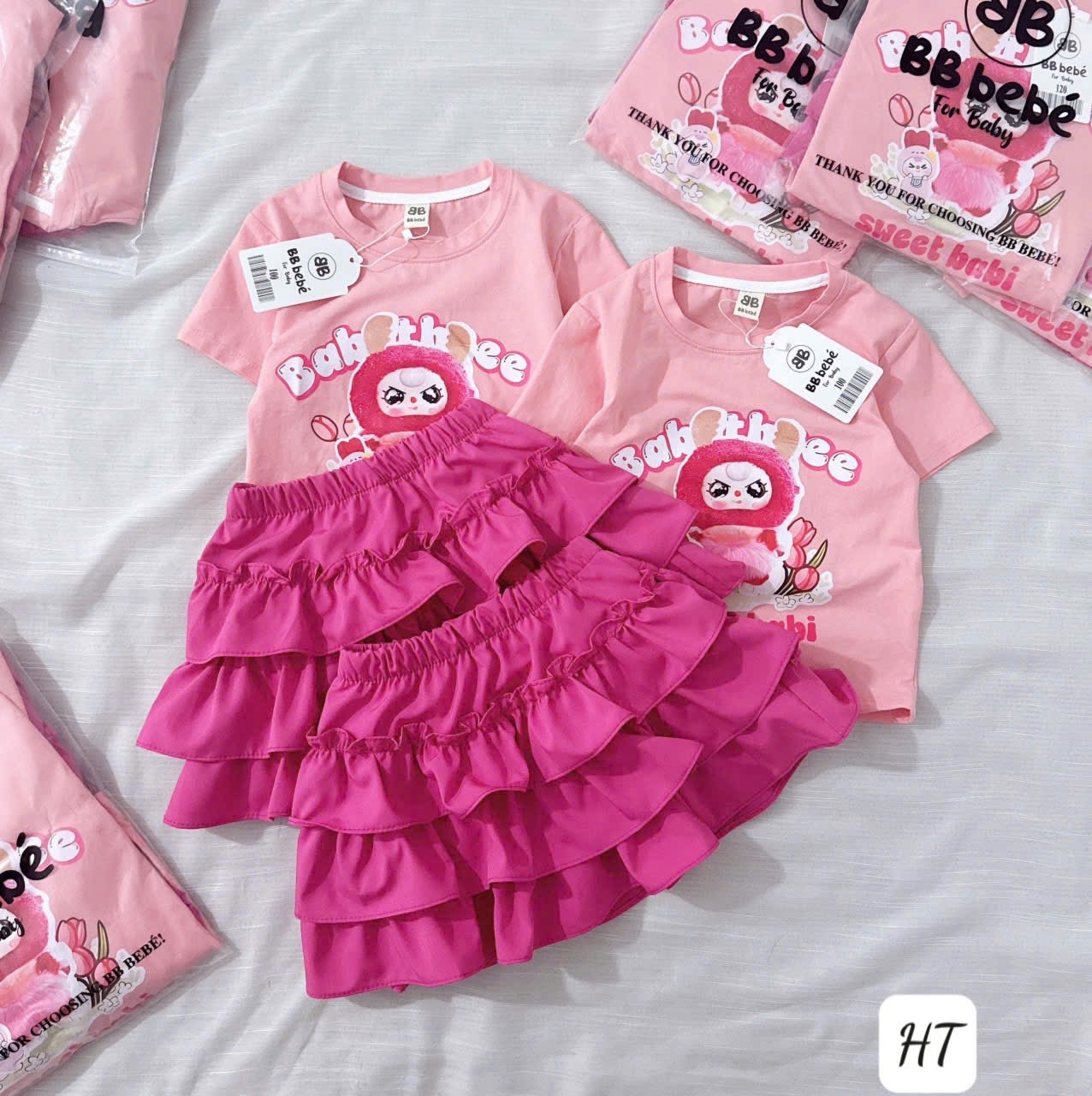 V932 váy bb3 màu Hồng
