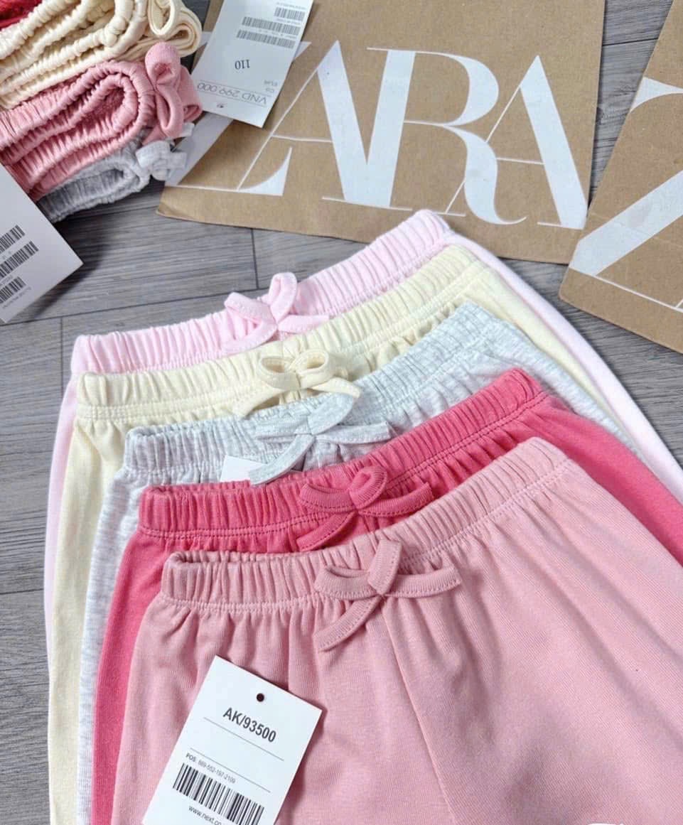 SQ92 set 5 quần zip bé gái