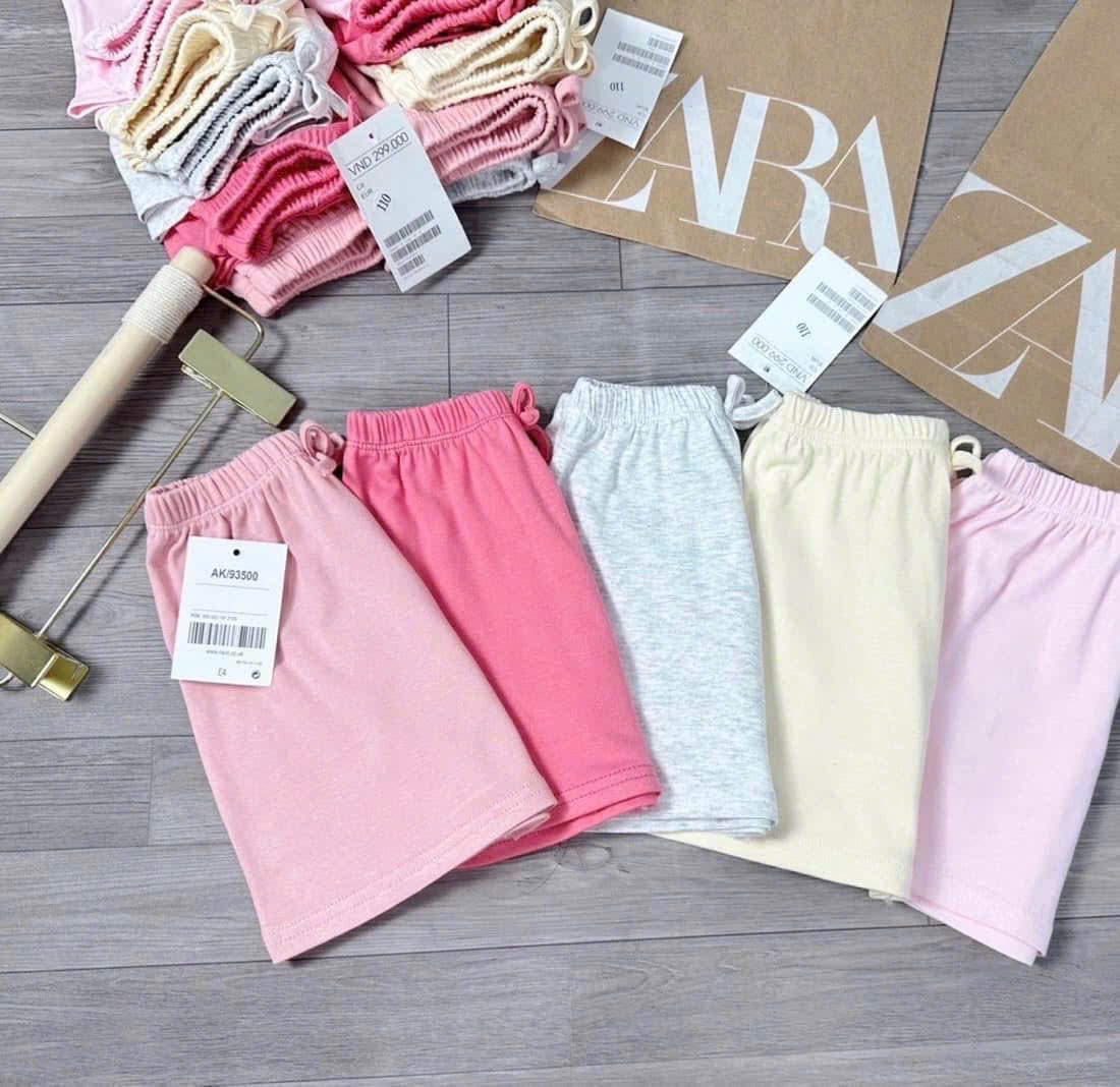 SQ92 set 5 quần zip bé gái