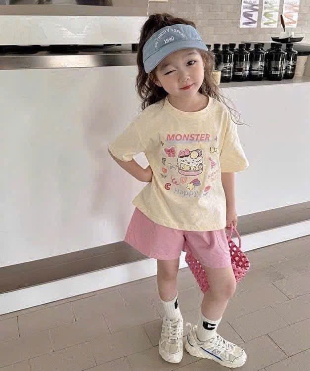SQ92 set 5 quần zip bé gái