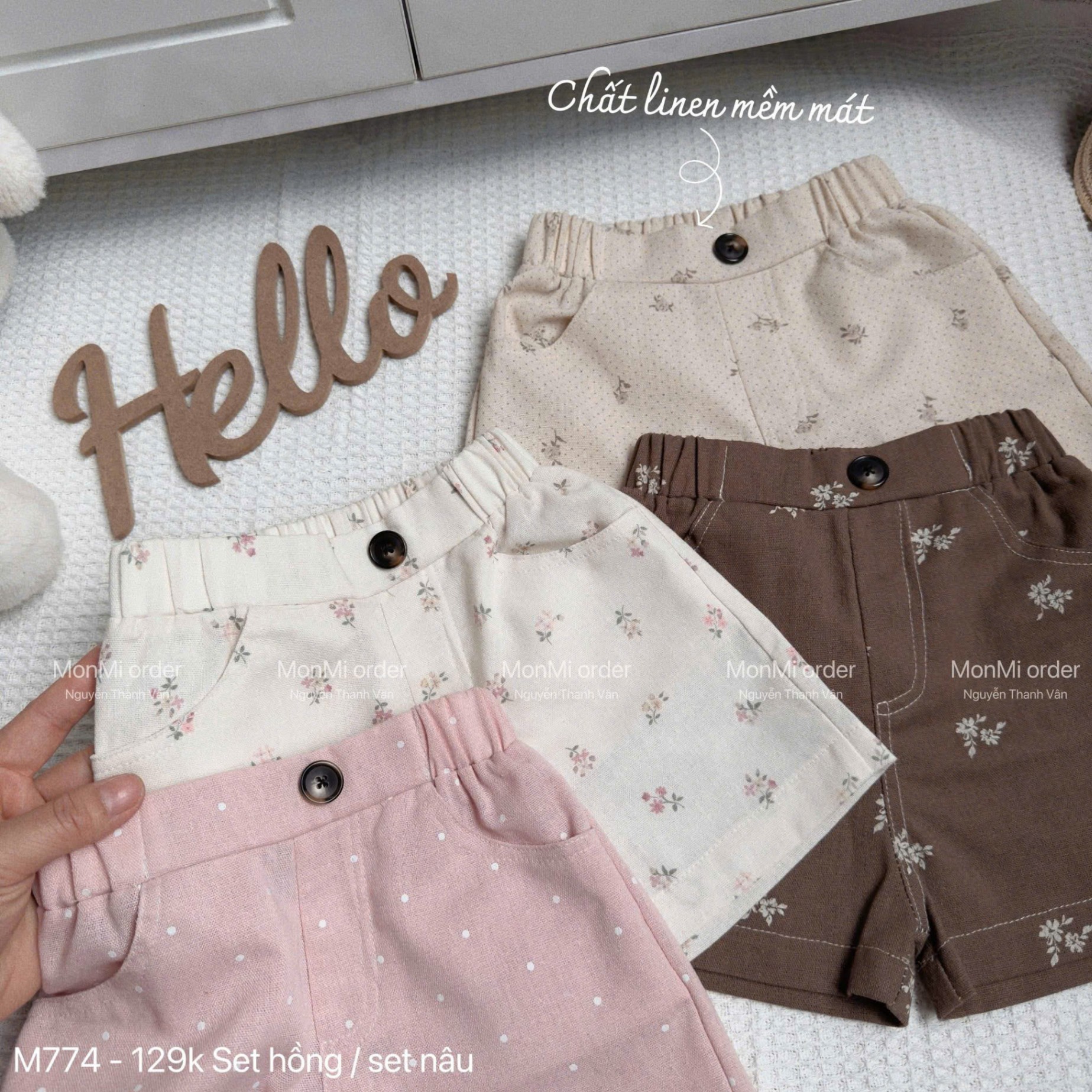 QBG1# Set 2 quần bé gái