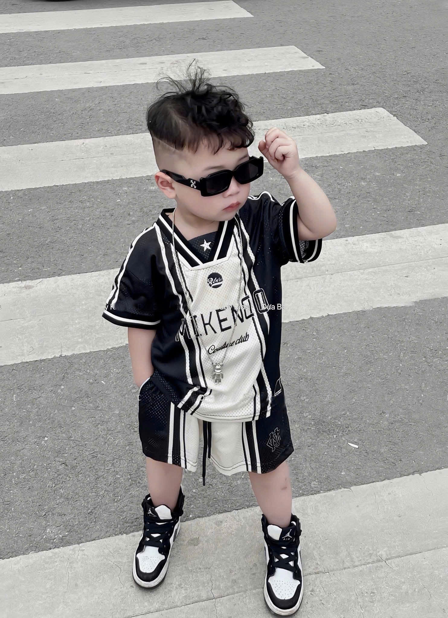 B14# Bộ thể thao MIKENCO bé trai