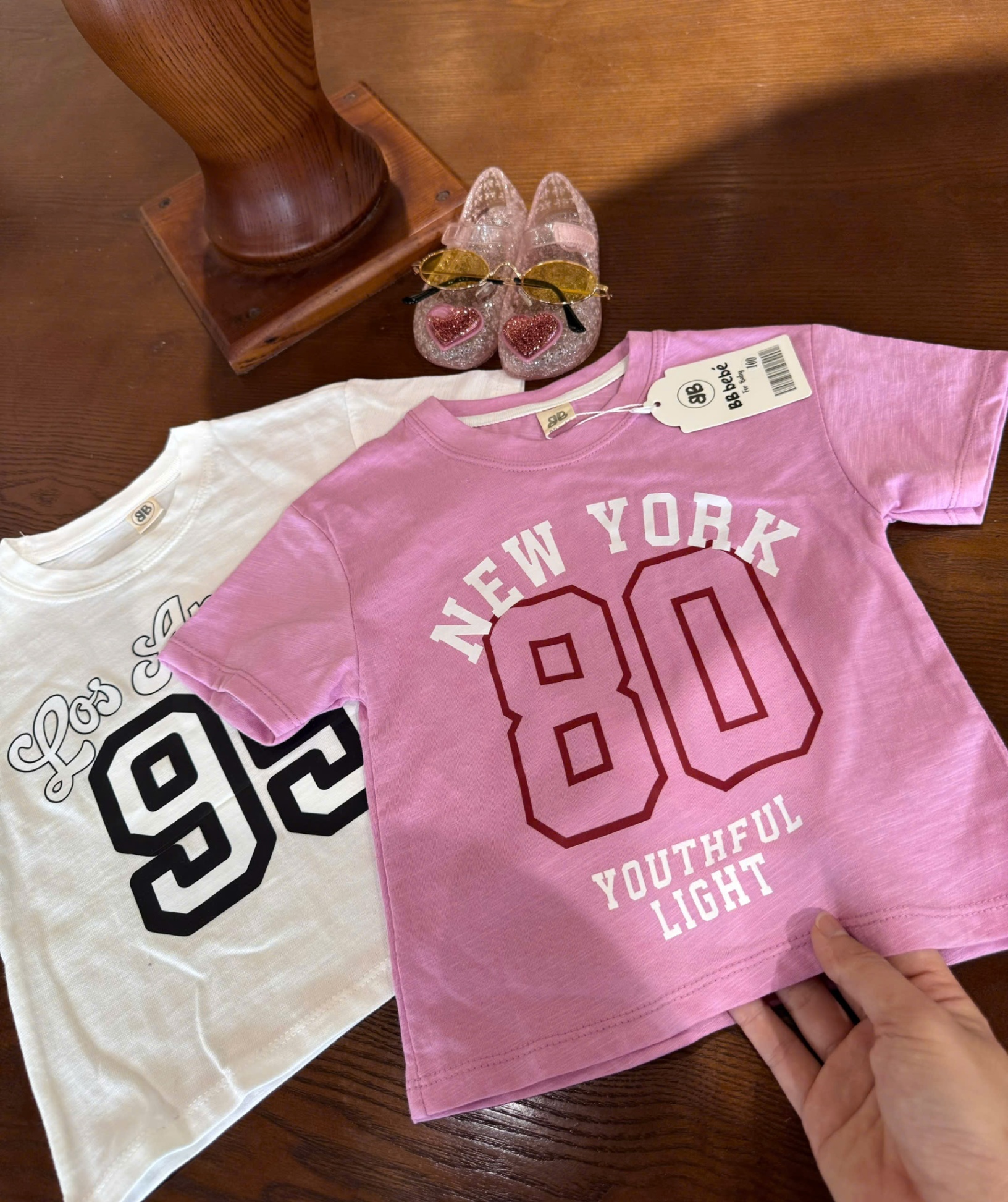 S25# Set 2 áo số bé gái