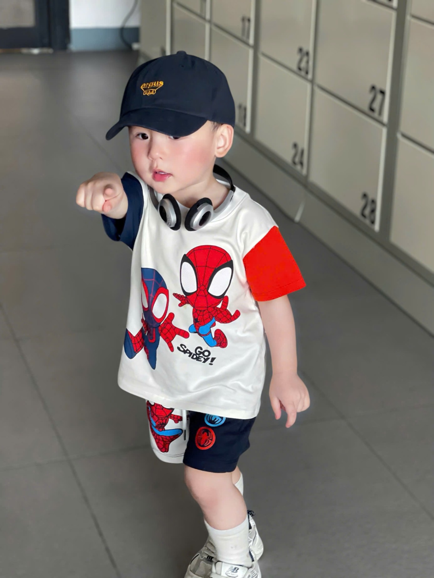 B123# BỘ NHỆN MARVEL PHỔI TAY CAM THAN