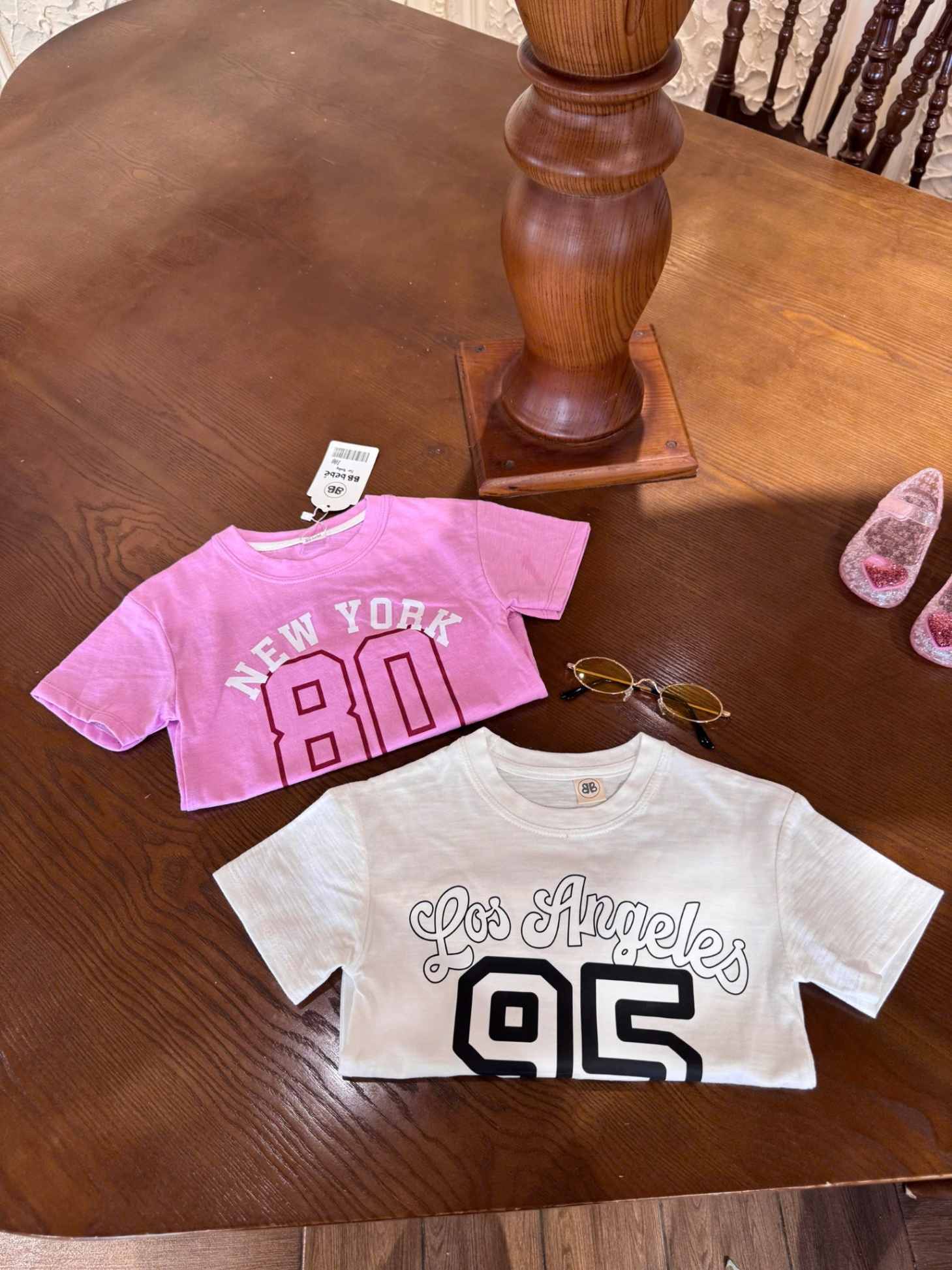 S25# Set 2 áo số bé gái