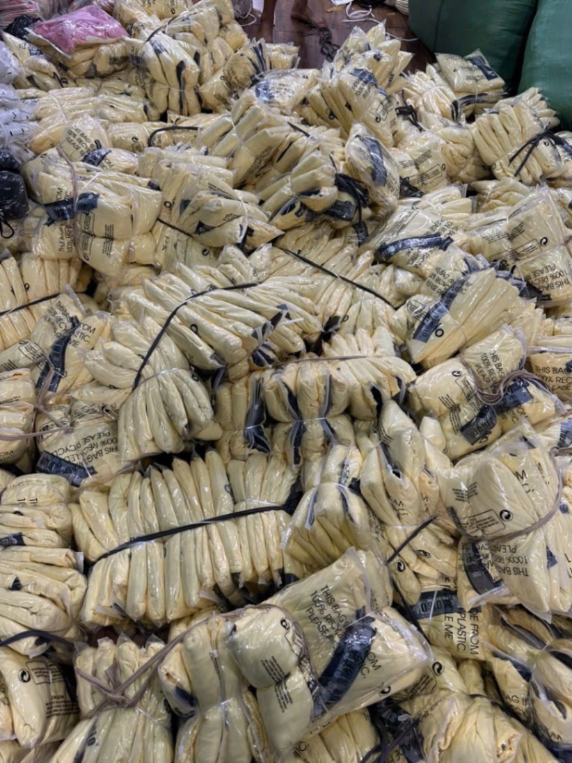 B51 bộ cotton đùi alo vàng