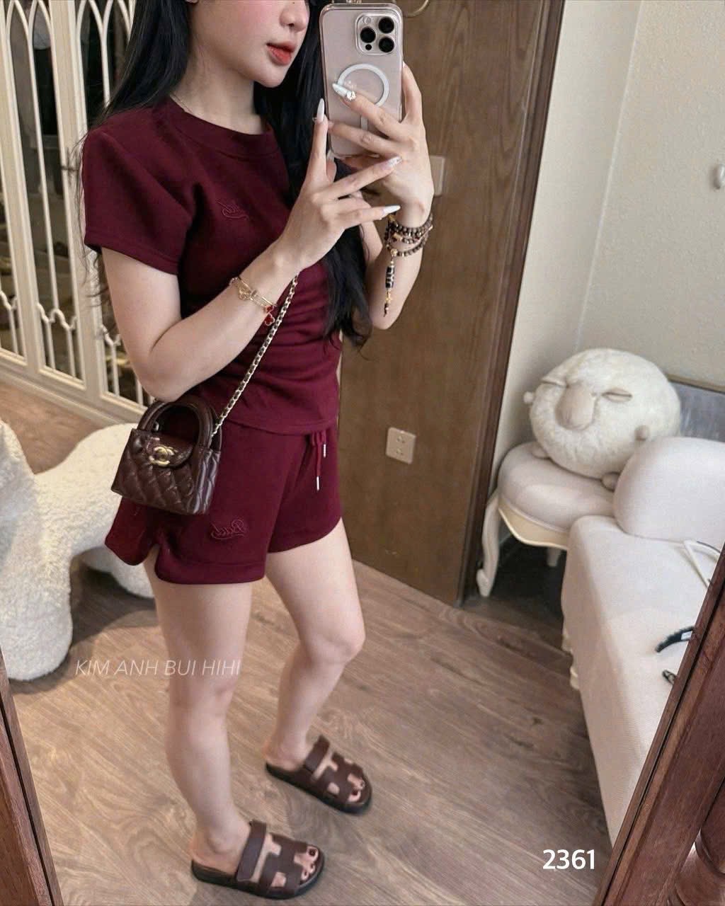 BĐ01 bộ đùi đỏ mận