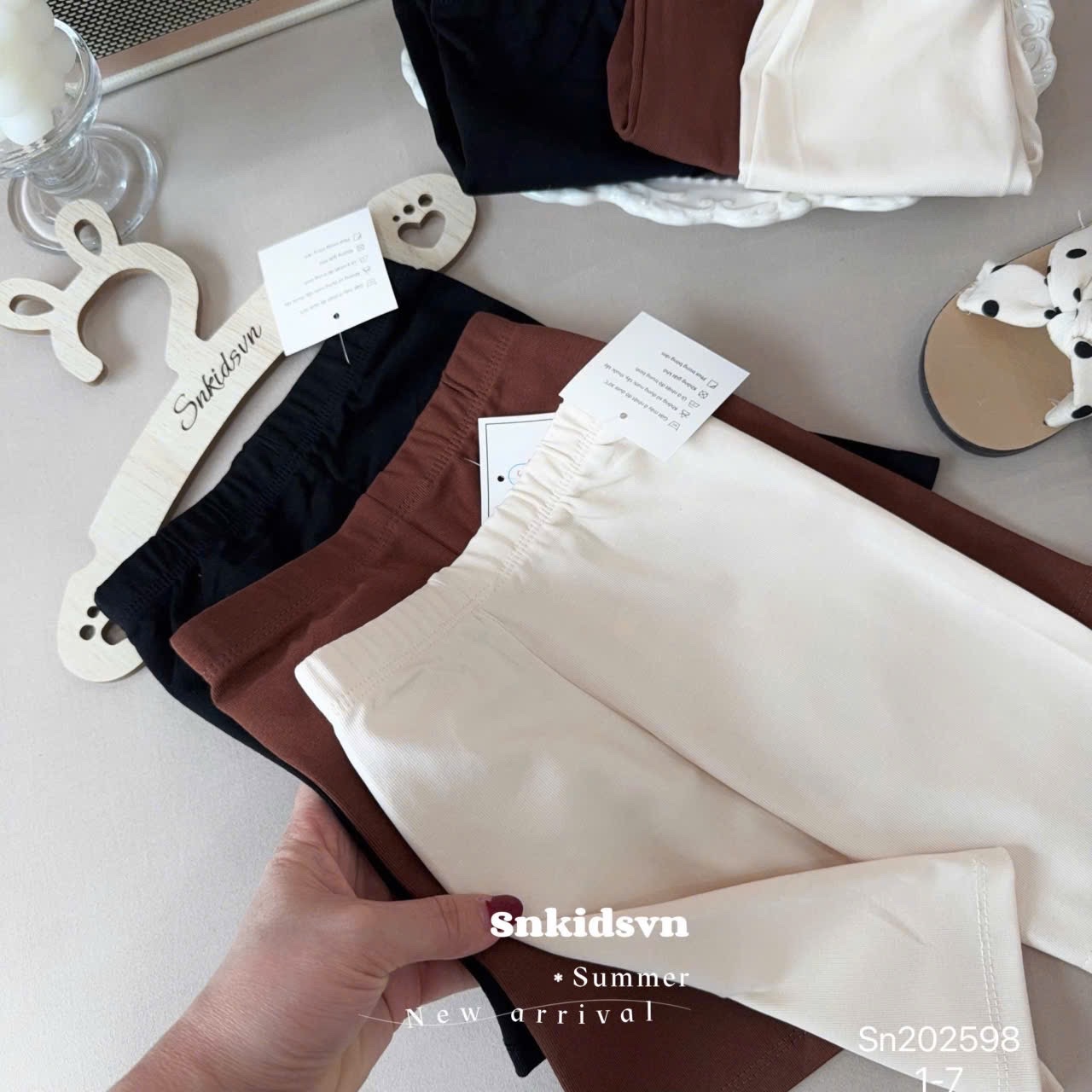 SG01 set 3 quần legging bé gái