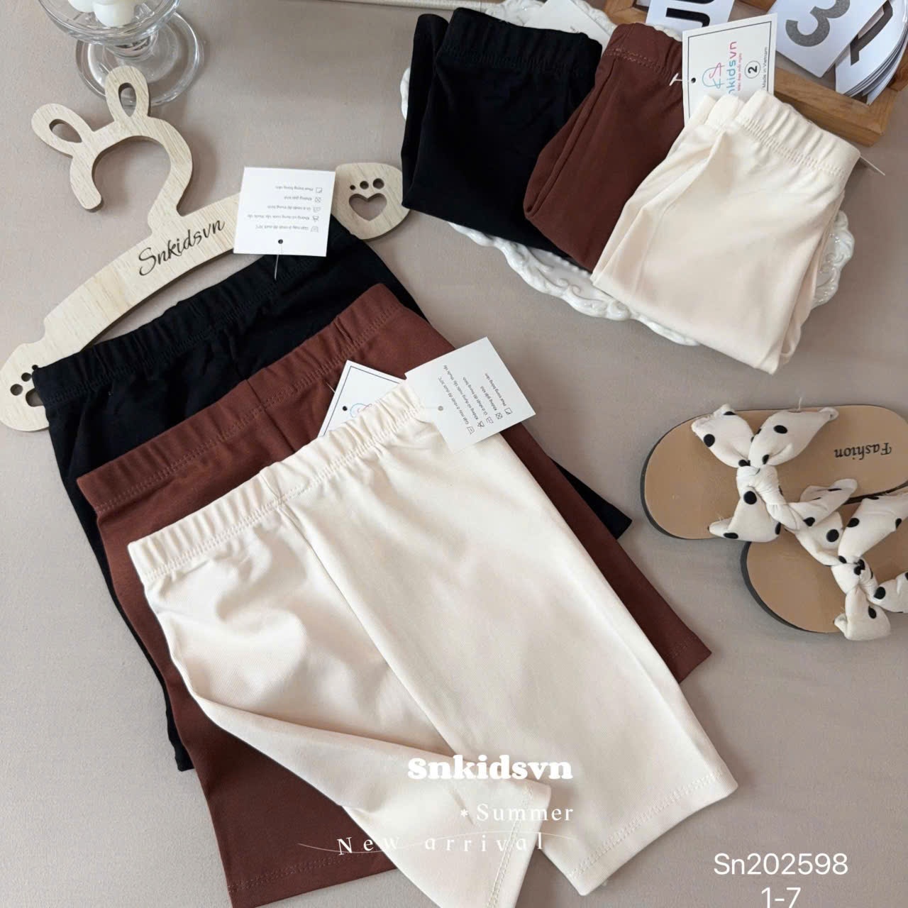 SG01 set 3 quần legging bé gái