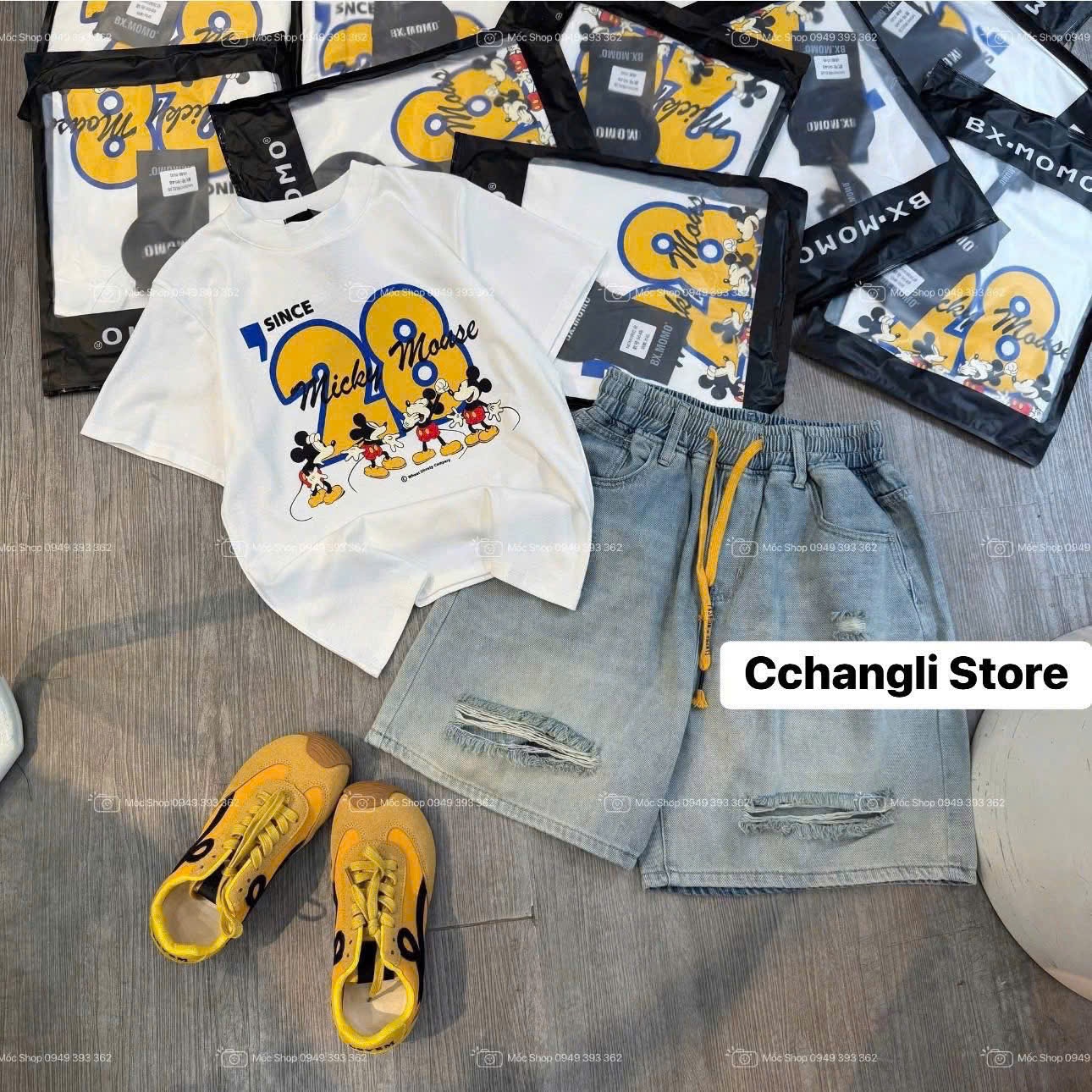 CV-S30 Set Áo Phông Quần Bò