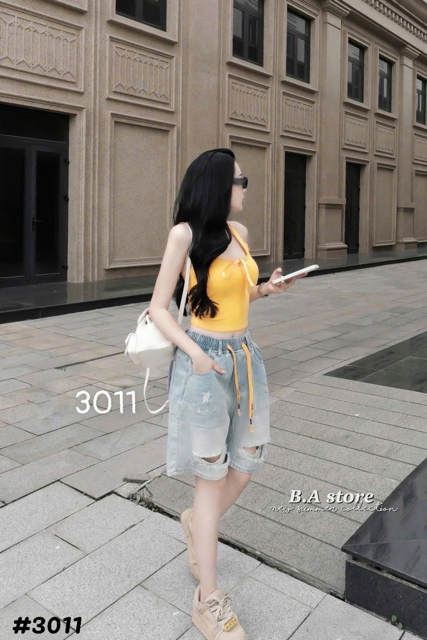 CV-V31 Sooc Jean xuông rách cho nữ