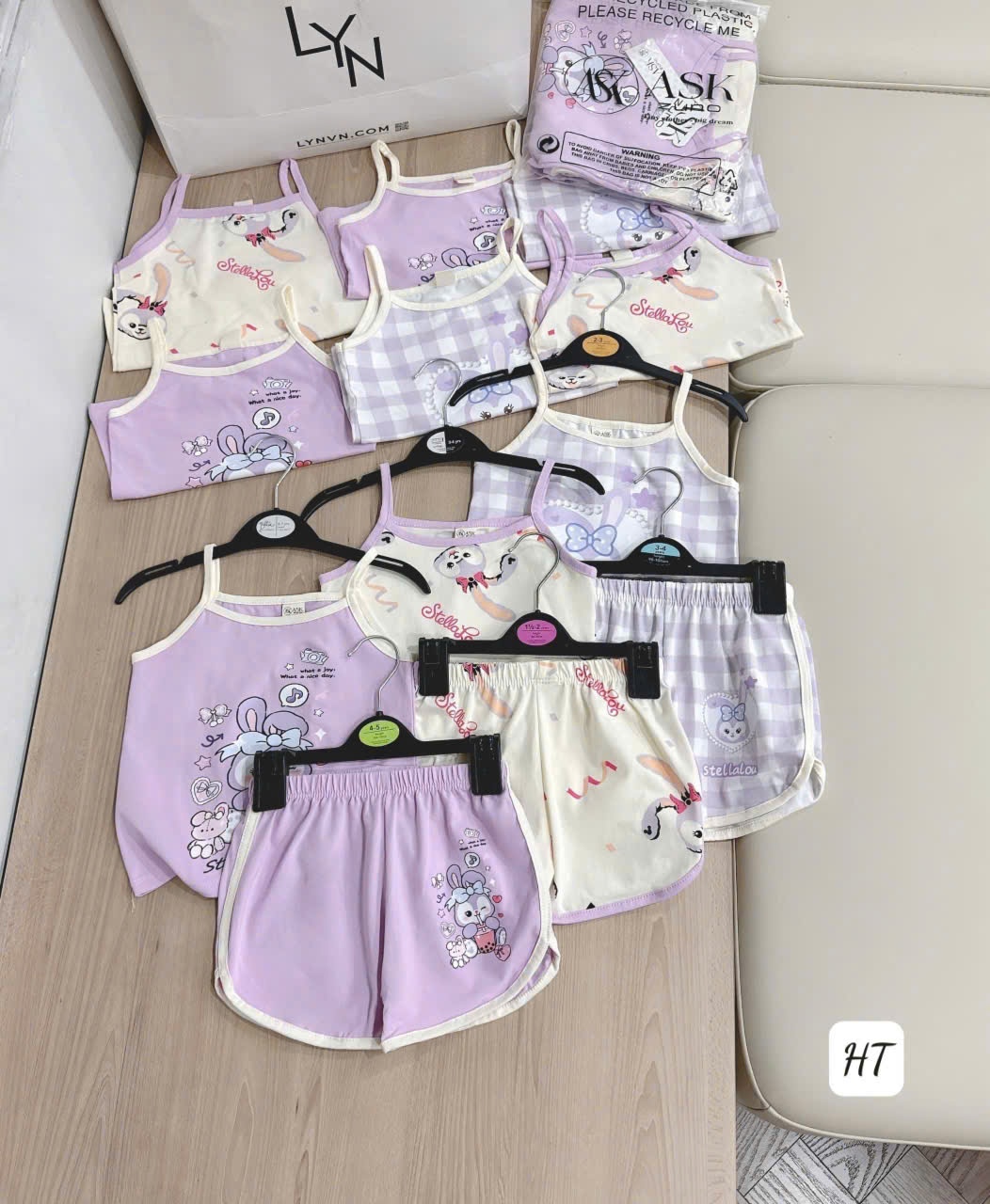 Sb41 Set 3 bộ hai dây tím Stella Lu