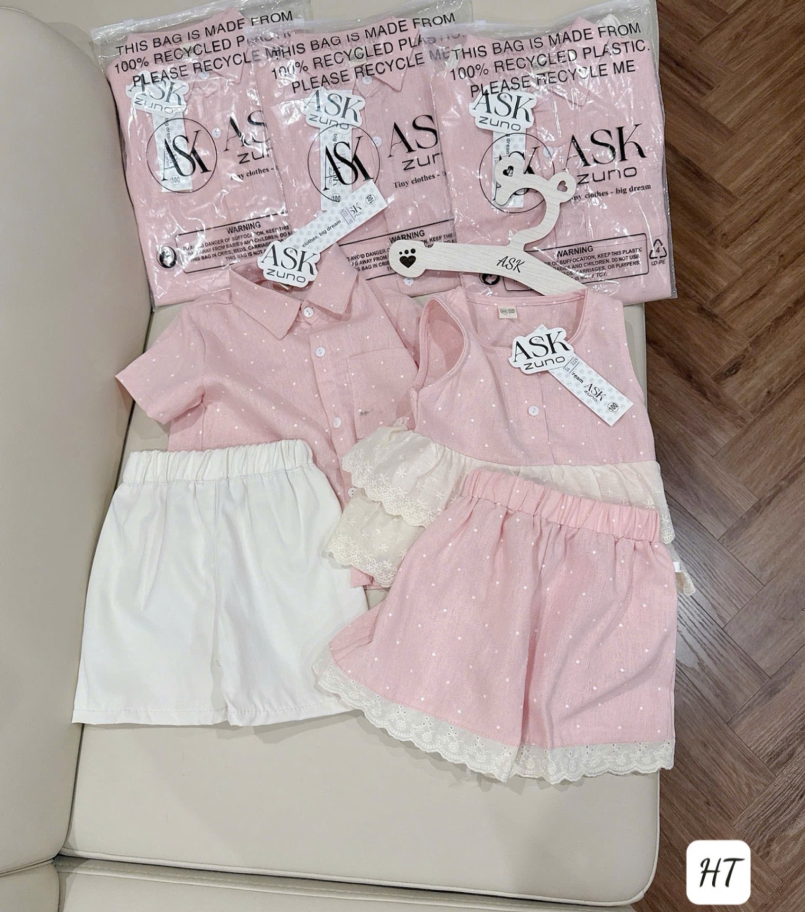 Sb35 Set bộ chất lien bé gái