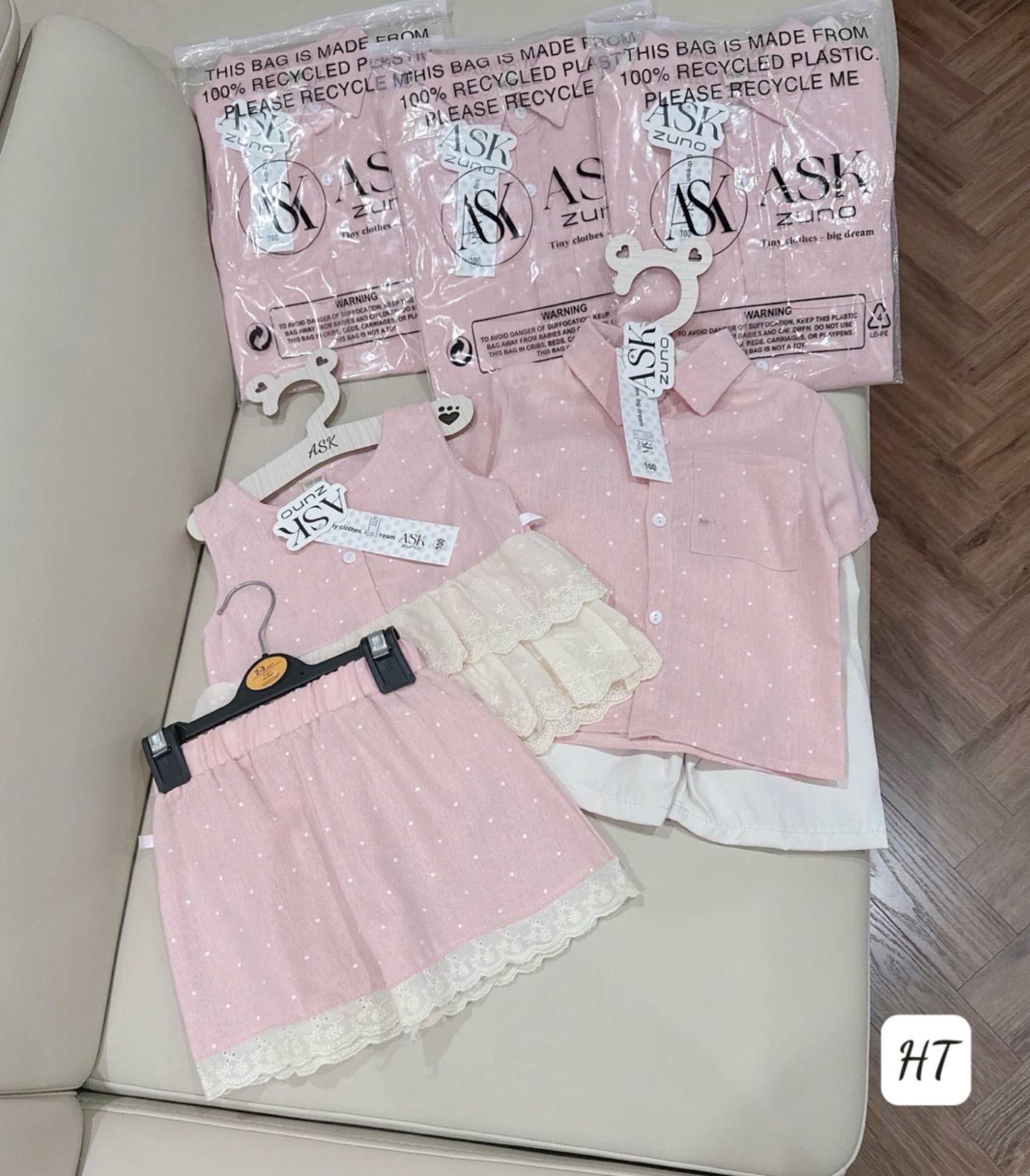 Sb35 Set bộ chất lien bé gái