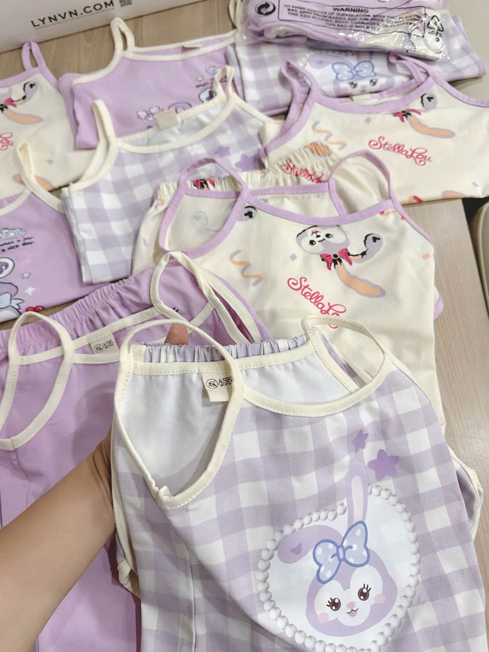 Sb41 Set 3 bộ hai dây tím Stella Lu