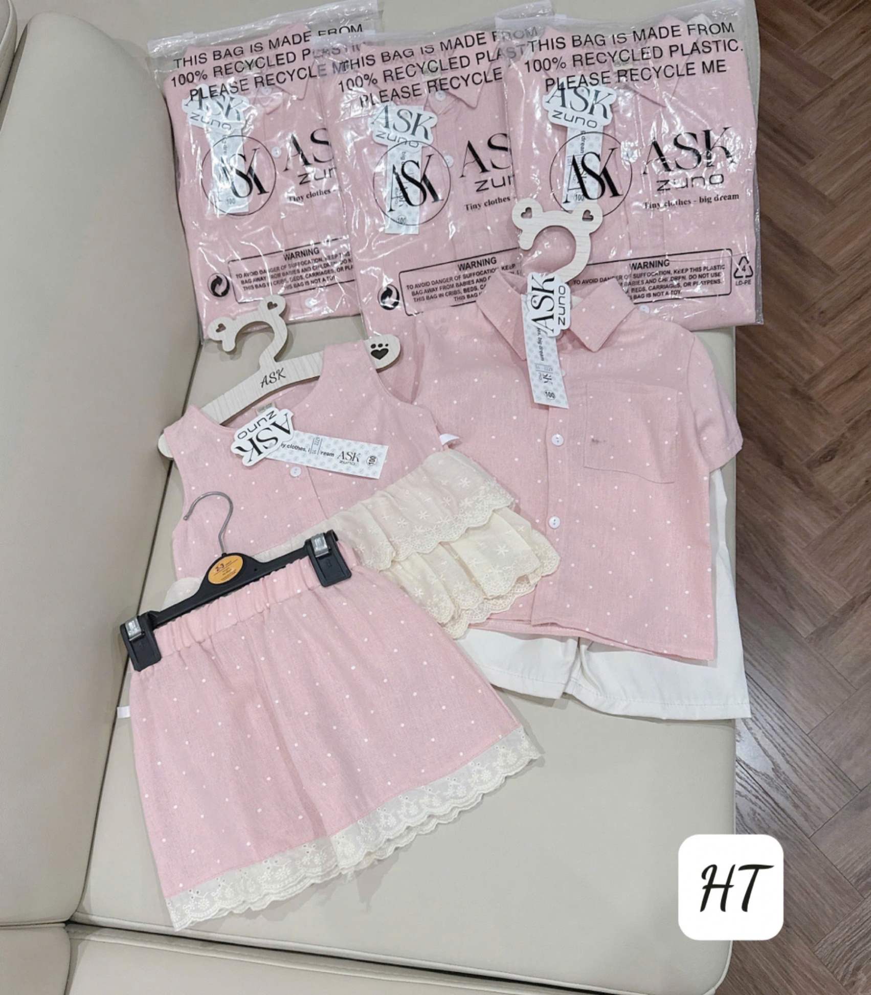 Sb35 Set bộ chất lien bé gái