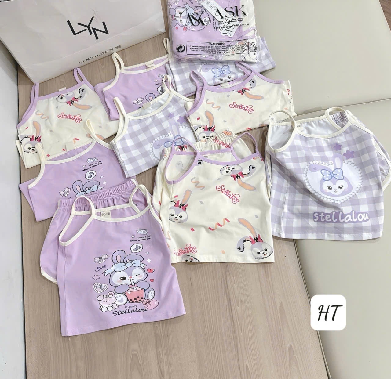 Sb41 Set 3 bộ hai dây tím Stella Lu