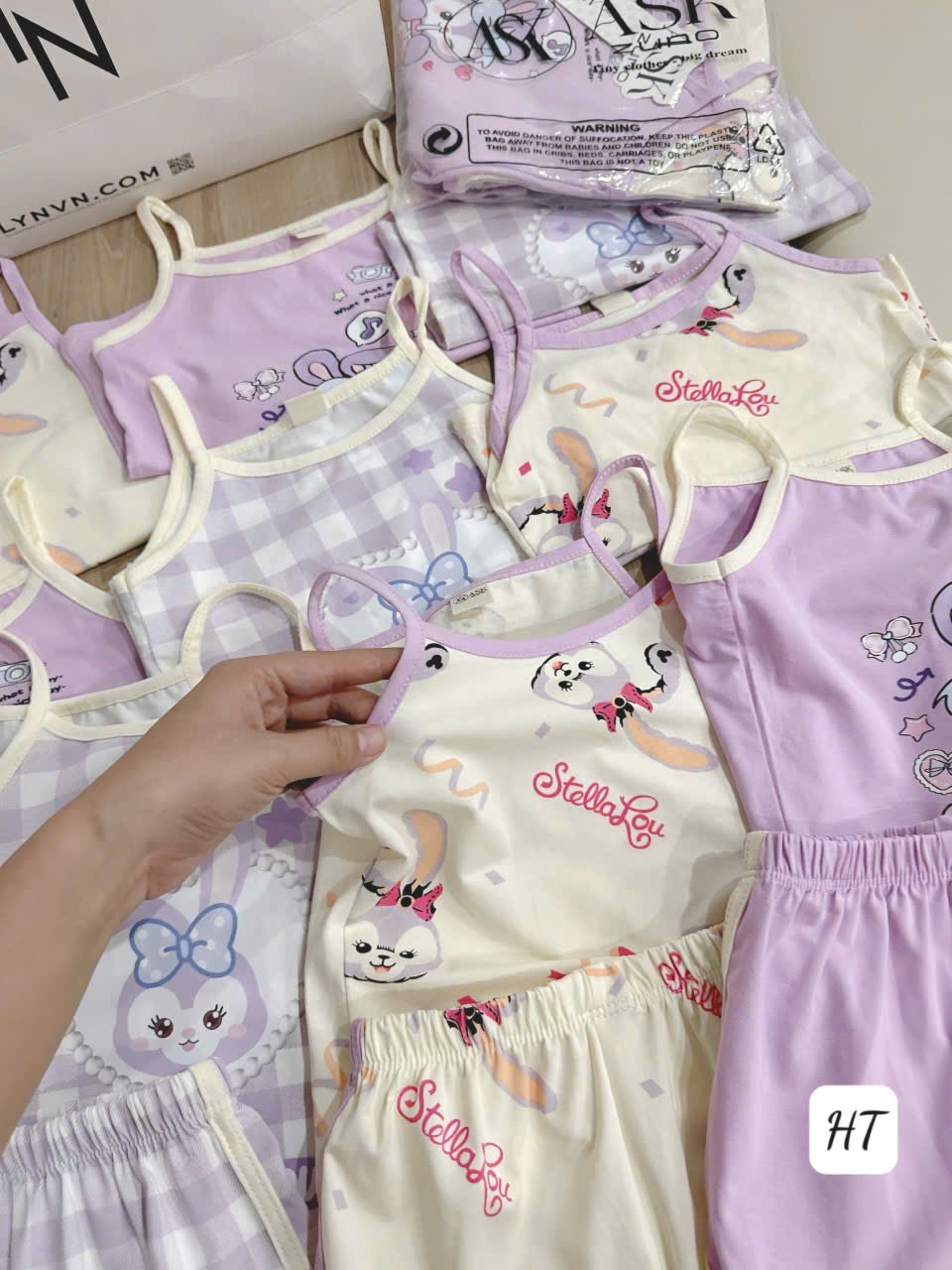 Sb41 Set 3 bộ hai dây tím Stella Lu