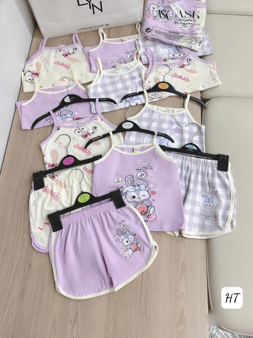 Sb41 Set 3 bộ hai dây tím Stella Lu