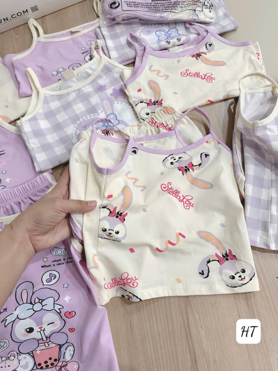 Sb41 Set 3 bộ hai dây tím Stella Lu