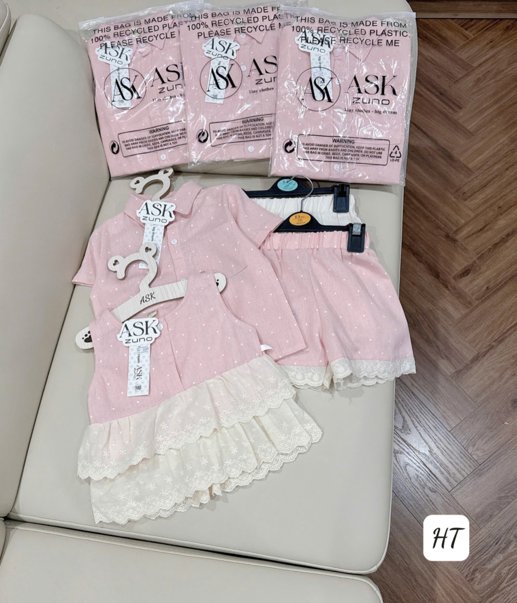 Sb35 Set bộ chất lien bé gái