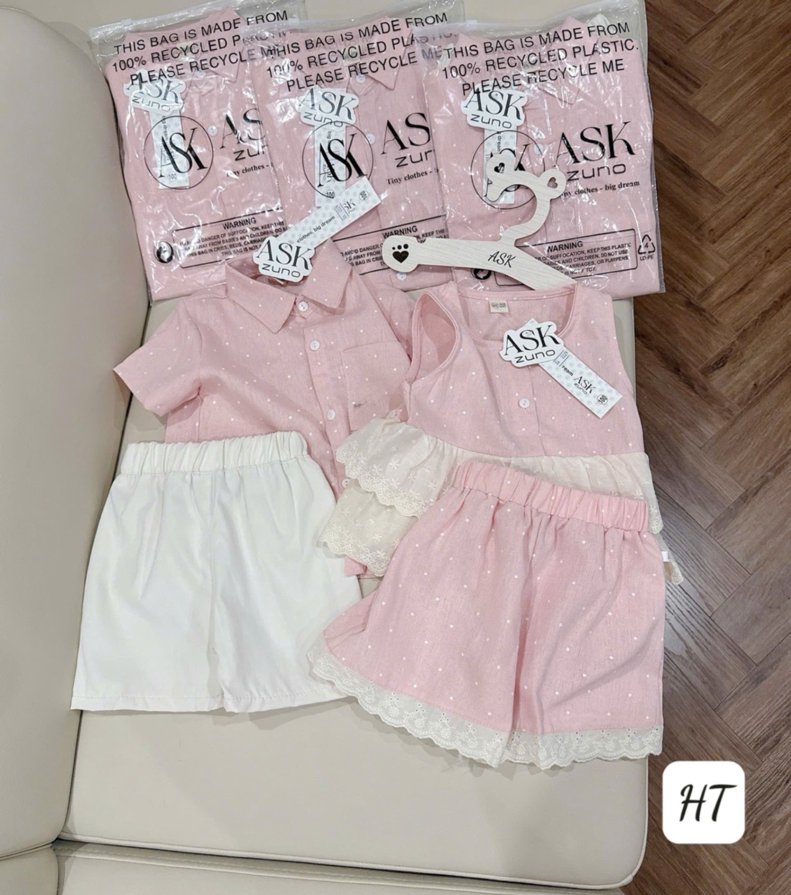 Sb35 Set bộ chất lien bé gái
