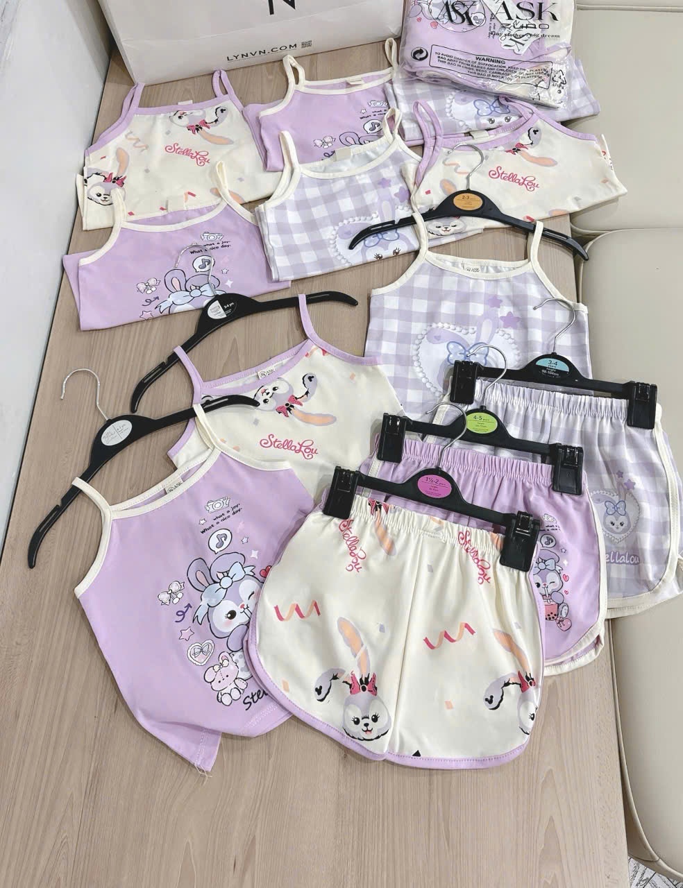 Sb41 Set 3 bộ hai dây tím Stella Lu